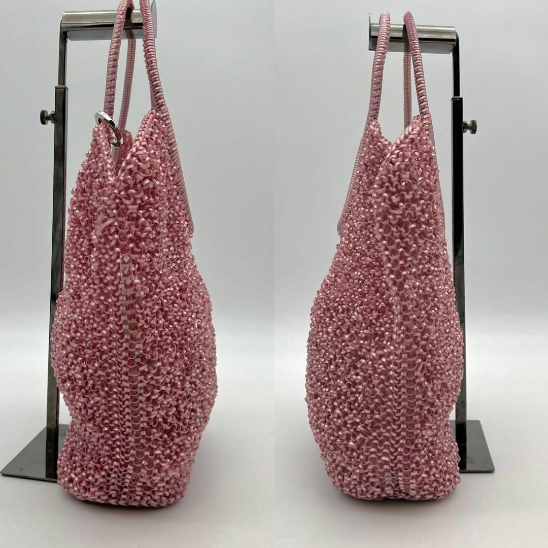 ANTEPRIMA(アンテプリマ)の✨美品✨ ANTEPRIMA ワイヤーバッグ ピンク レディース リング レディースのバッグ(ハンドバッグ)の商品写真