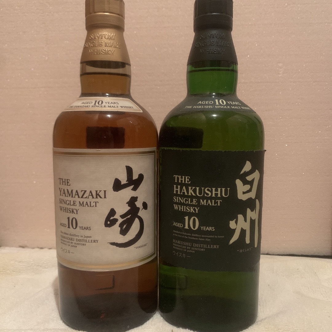 サントリー - 未開封 サントリーウイスキー 山崎10年 白州10年の通販