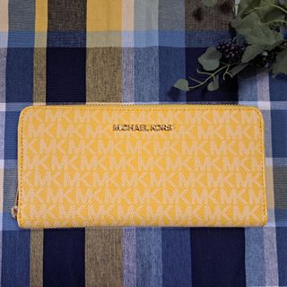 マイケルコース(Michael Kors)のマイケルコース MICHAEL KORS 長財布 イエロー(財布)