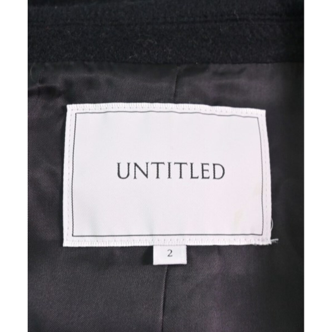 UNTITLED(アンタイトル)のUNTITLED アンタイトル コート（その他） 2(M位) 黒 【古着】【中古】 レディースのジャケット/アウター(その他)の商品写真