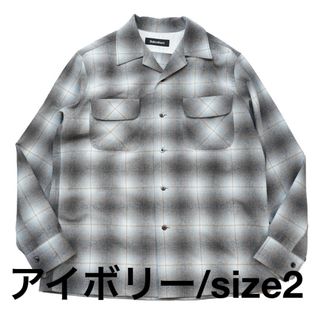 テンダーロイン(TENDERLOIN)のSUBCULTURE/WOOL CHECK SHIRT/IVORY/サイズ2(シャツ)