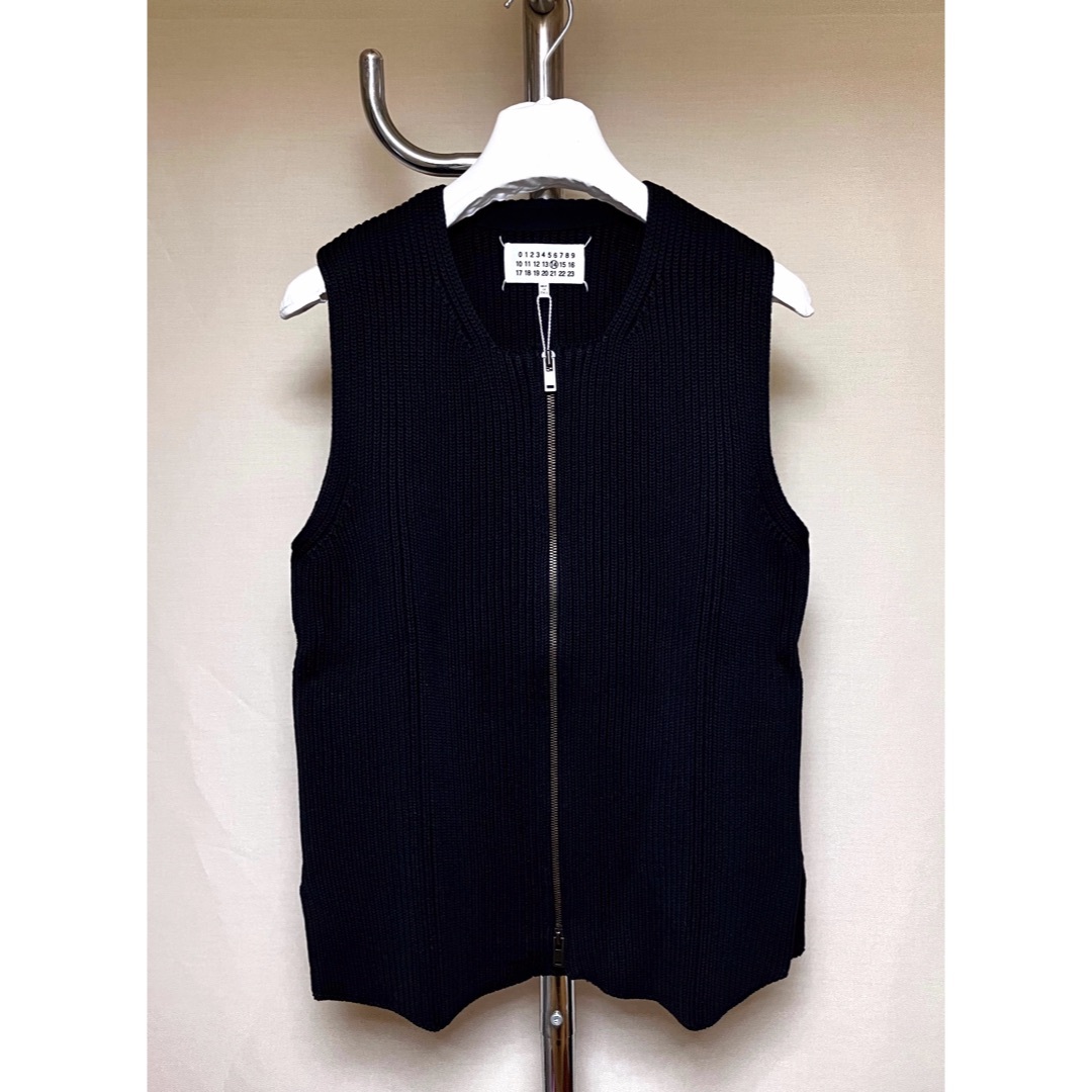 Maison Margiela（旧Maison Martin Margiela） - 新品 マルジェラ 17ss 新型ドライバーズニットベスト 黒 4489