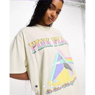 エイソス(asos)の新品 ASOS  ピンクフロイドライセンスグラフィック付きオーバーサイズTシャツ(Tシャツ(半袖/袖なし))