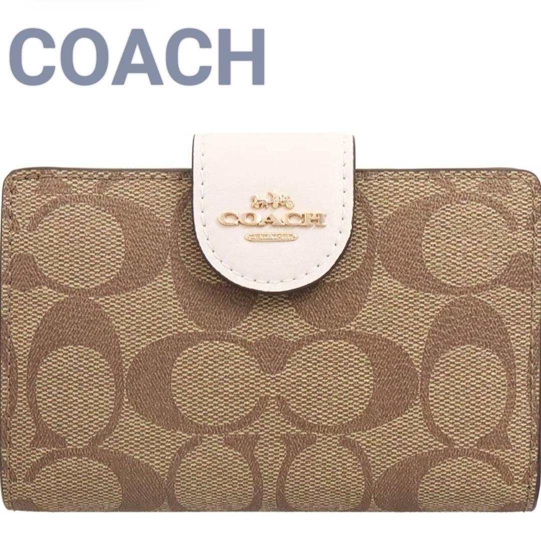 約110g＊素材COACHコーナージップウォレット 財布 プレゼントなどに