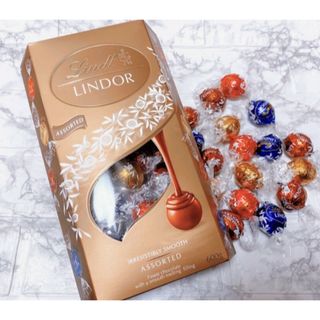 リンツ(Lindt)の【期間限定セール】コストコ　リンツリンドールチョコ　ゴールドアソート　4種24個(菓子/デザート)