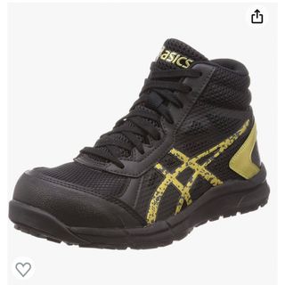 アシックス(asics)のasics アシックス　安全靴　ウィンジョブCP104 ブラックゴールド 26②(その他)