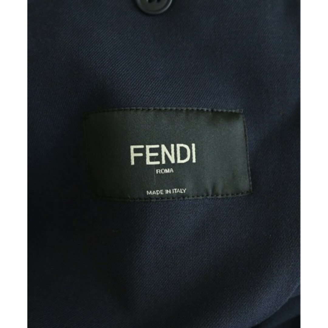 FENDI(フェンディ)のFENDI フェンディ テーラードジャケット 48(L位) 紺 【古着】【中古】 メンズのジャケット/アウター(テーラードジャケット)の商品写真