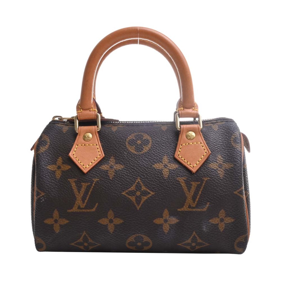 ハンドバッグLOUIS VUITTON ルイヴィトン モノグラム ミニ スピーディ ハンドバッグ M41534 ブラウン by