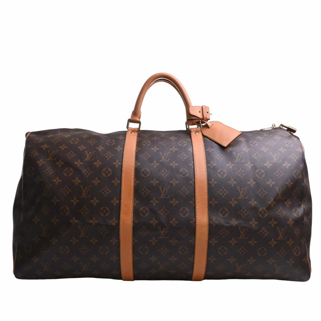 ボストンバッグLOUIS VUITTON ルイヴィトン モノグラム キーポル60 ボストンバッグ 旅行鞄 M41422 ブラウン by