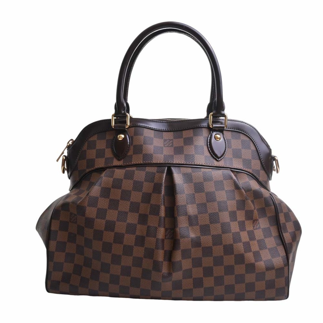 バッグLOUIS VUITTON ルイヴィトン ダミエ トレヴィGM 2WAY ハンドバッグ N51998 ブラウン by