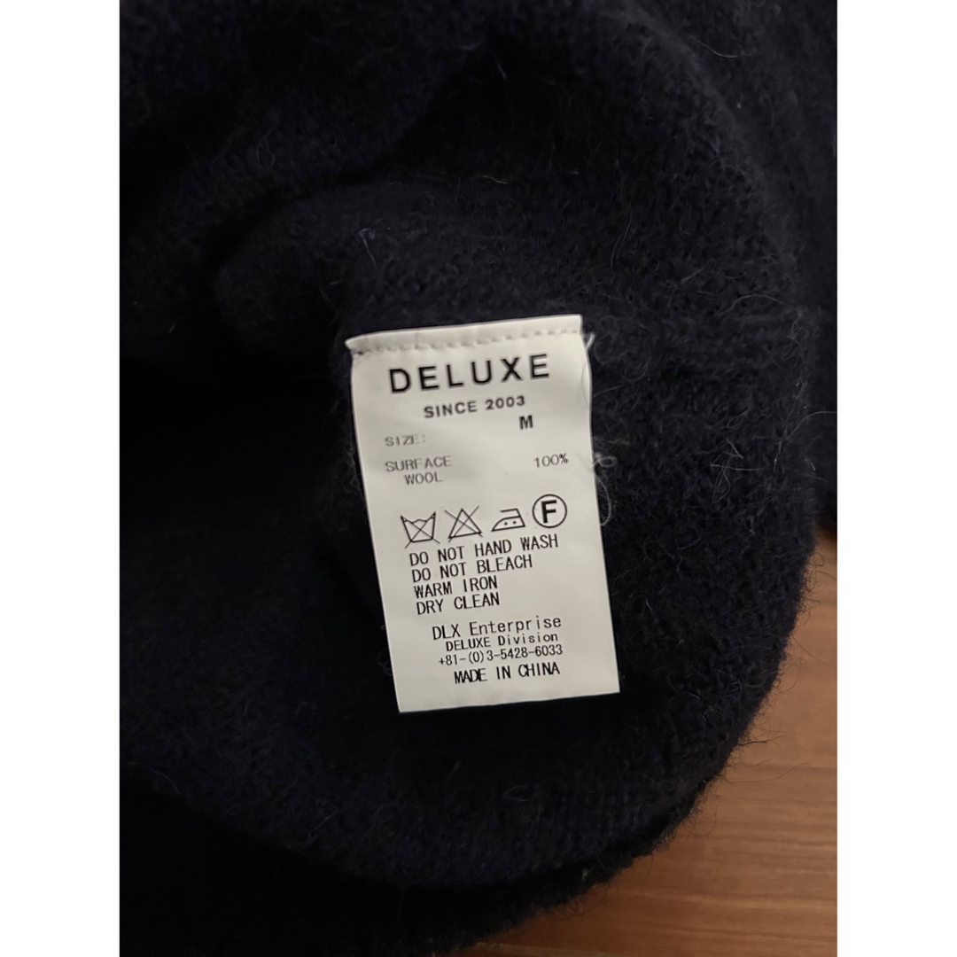 DELUXE(デラックス)のDELUXE デラックス　メンズニット　Mサイズ メンズのトップス(ニット/セーター)の商品写真