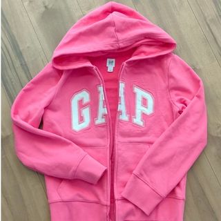 ギャップキッズ(GAP Kids)のGAP KIDS ジップパーカー ピンク 140(ジャケット/上着)