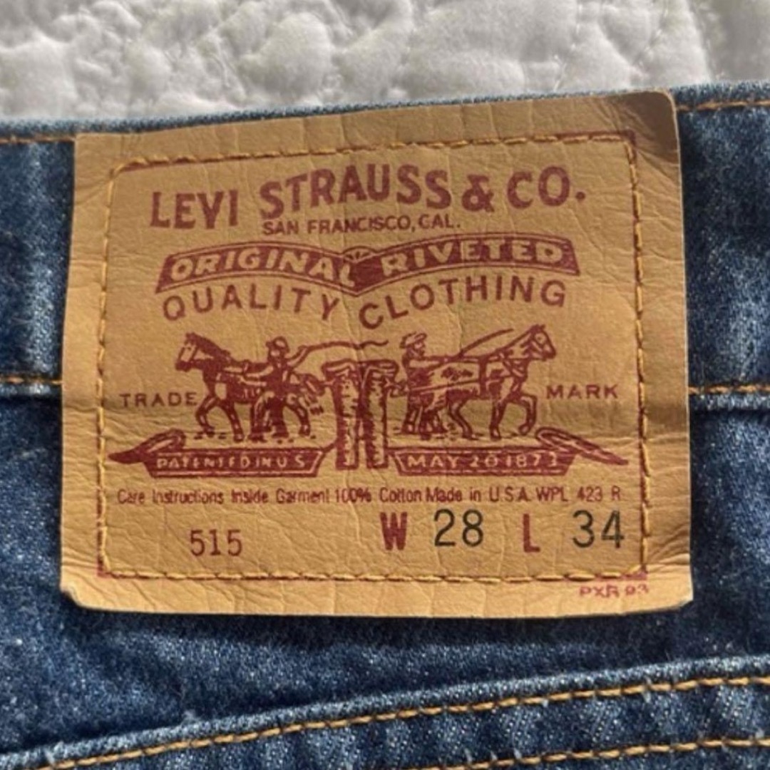 Levi's(リーバイス)の90年代ビンテージ Levi's515 デニムパンツ　W28 レディースのパンツ(デニム/ジーンズ)の商品写真