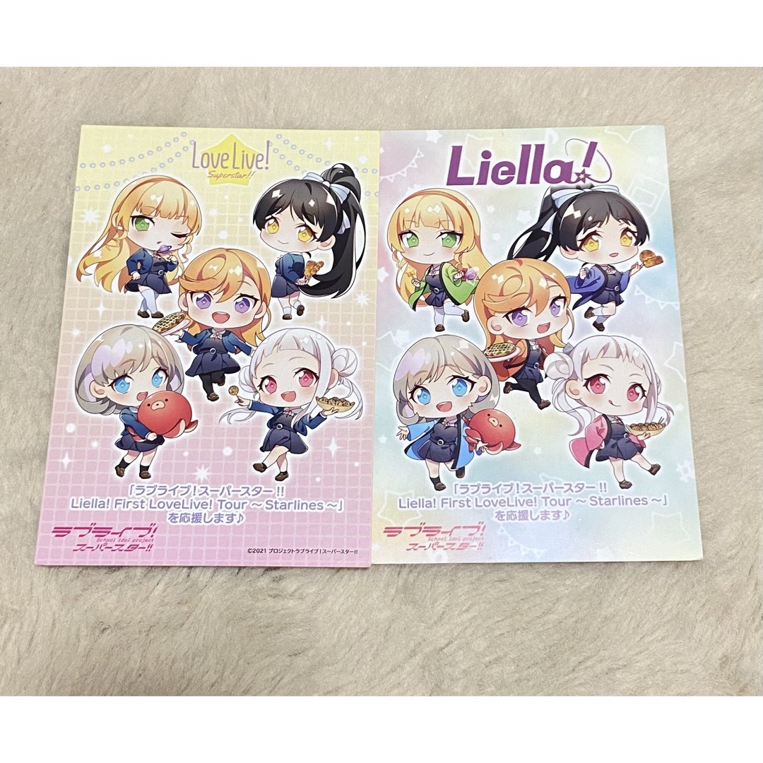 Liella! 大阪 通天閣わくわくランド 記念コラボ オリジナルイラストカード エンタメ/ホビーのおもちゃ/ぬいぐるみ(キャラクターグッズ)の商品写真