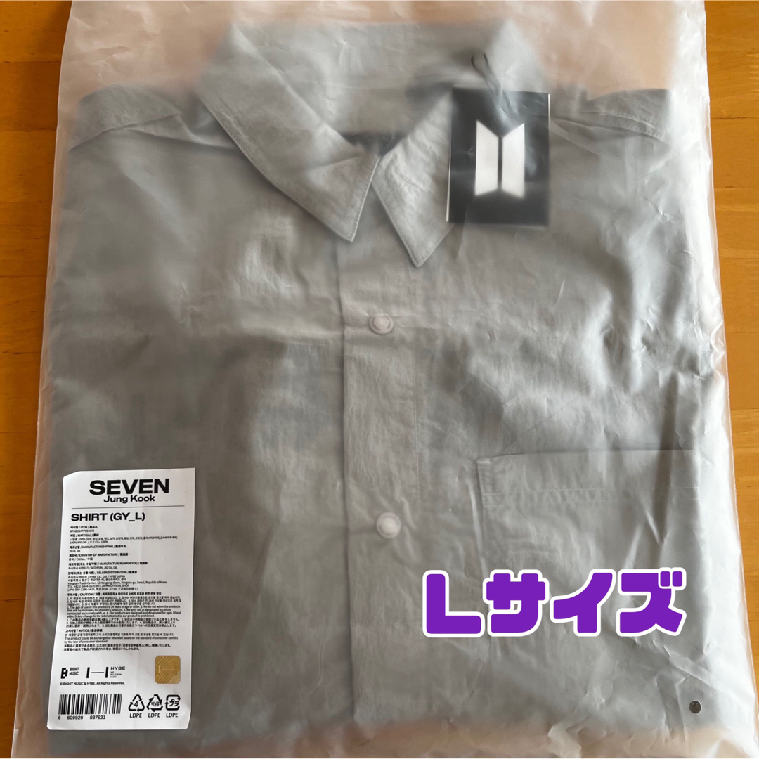 BTS ジョングク　グク　SEVEN シャツ　SHIRT Lサイズ | フリマアプリ ラクマ