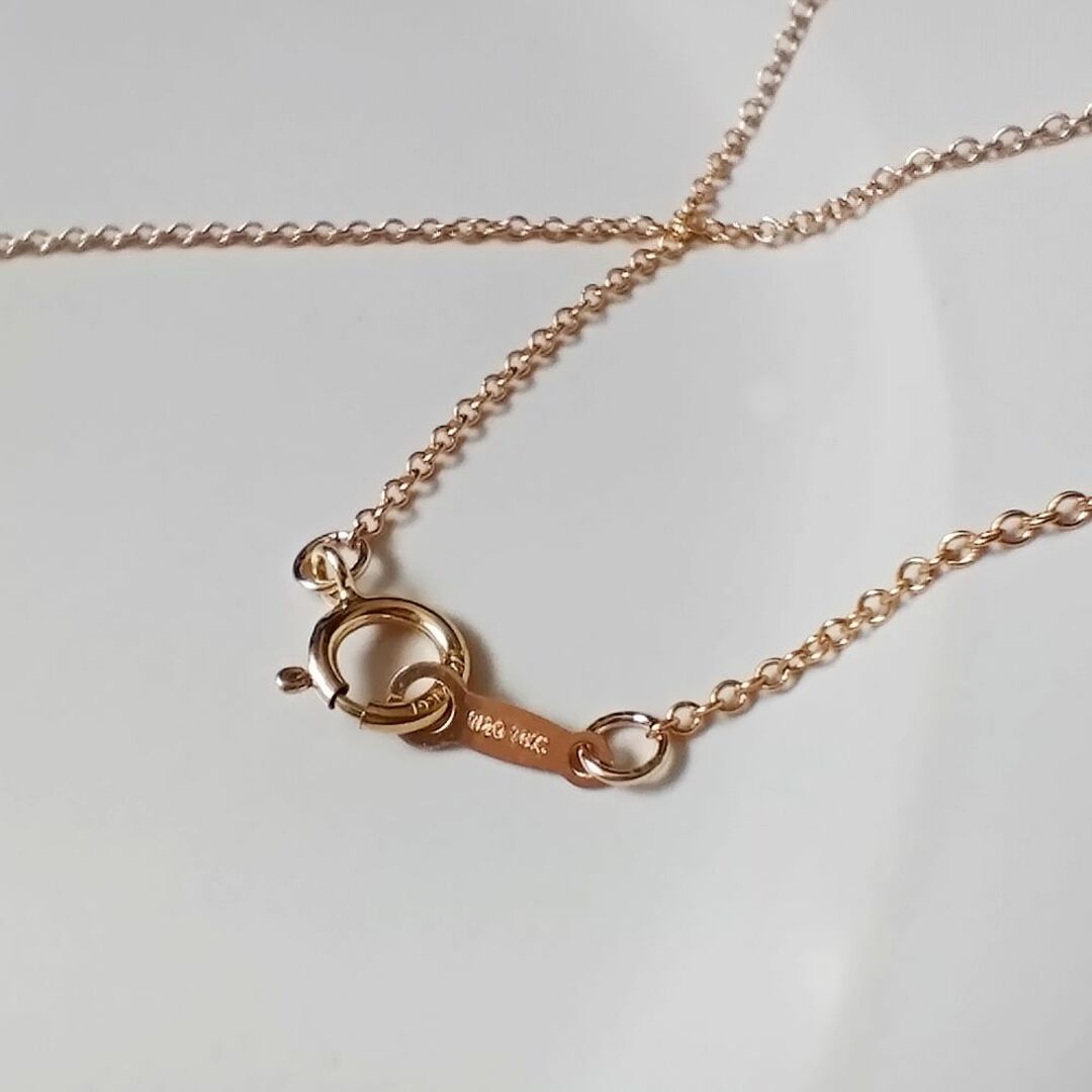 14kgf　宝石　シーブルーカルセドニー　ネックレス レディースのアクセサリー(ネックレス)の商品写真