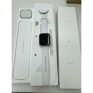 アップル(Apple)のApple Watch Series8 GPSモデル45mmシルバーアルミニウム(その他)