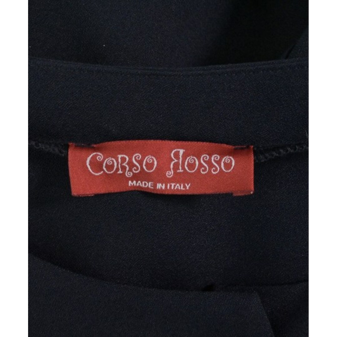 【新品】CORSO ROSSO イタリア製　濃紺　ワンピース　濃紺