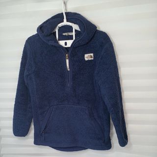 ザノースフェイス(THE NORTH FACE)の77♪US古着ザ・ノースフェイスボアフリースジャケットネイビー150-160cm(ジャケット/上着)