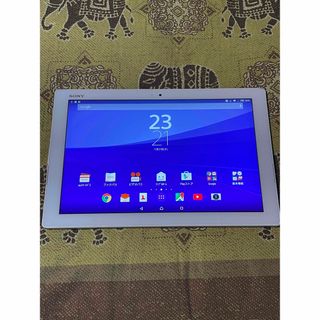 エクスペリア(Xperia)の専用 訳あり au SONY Xperia Z4 Tablet SOT31 白 (タブレット)