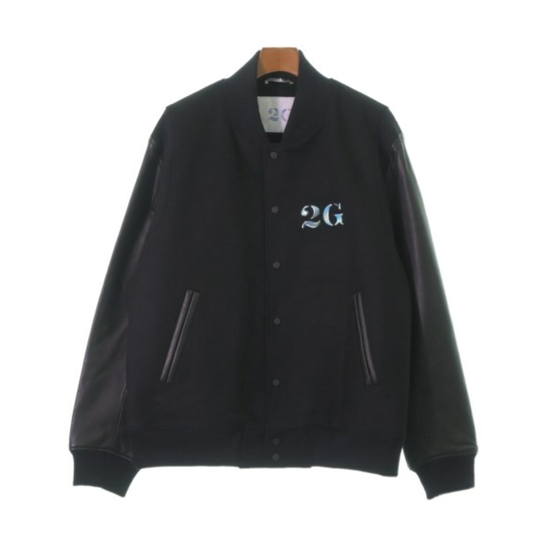 2G(ツージー)の2G ツージー スタジャン L 黒 【古着】【中古】 メンズのジャケット/アウター(スタジャン)の商品写真