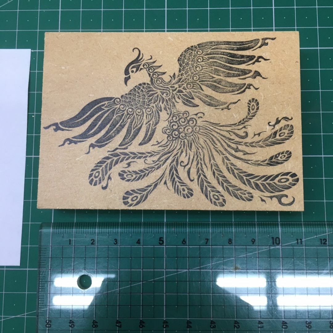 イラストスタンプ　龍＆鳳凰の２個セット　特別価格　（ドラゴン・ dragon・ ハンドメイドの文具/ステーショナリー(はんこ)の商品写真