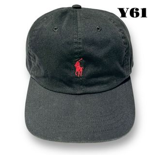 ポロラルフローレン(POLO RALPH LAUREN)の未使用品！ POLO Ralph Lauren キャップ 帽子 ブラック 黒 赤(キャップ)