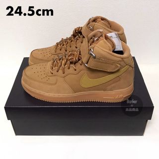 ナイキ(NIKE)の24.5《新品》AIR FORCE 1 MID ウイート NIKE エアフォース(スニーカー)