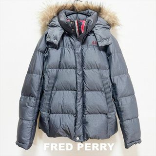 ✨美品✨FREDPERRY フレッドペリー ダウンジャケット チェックメンズXL