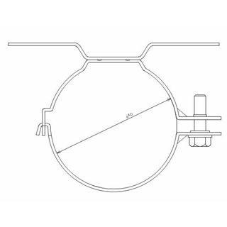 取付バンド(機器・汎用ボックス用) DDT106H(その他)