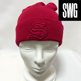 スワッガー(SWAGGER)の【美品】初期 黎明期SWAGGERスワッガー シンボリックSロゴ ニットキャップ(ニット帽/ビーニー)