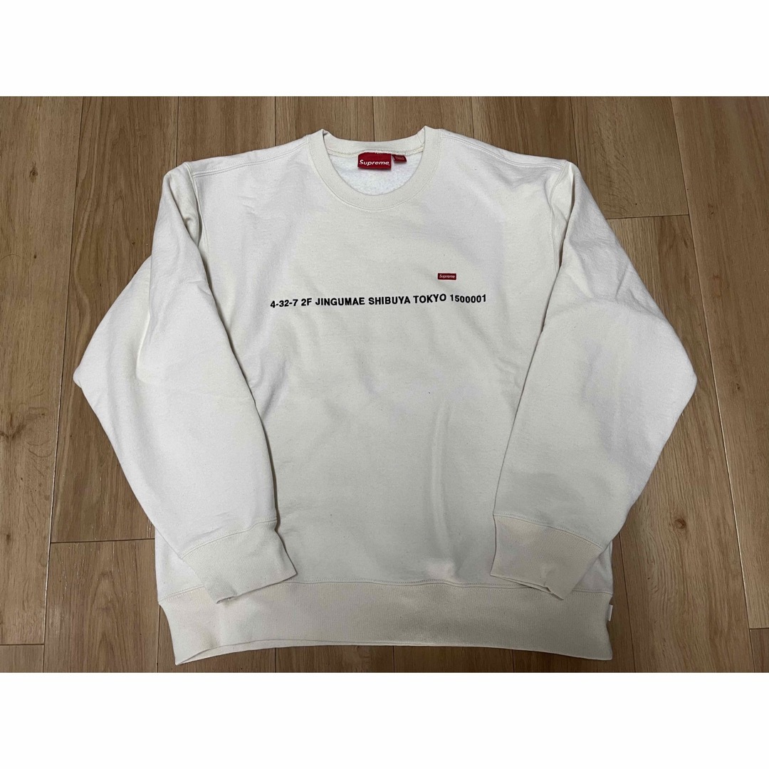 supreme クルーネック スウェット Mサイズ グレー キムタク着用-