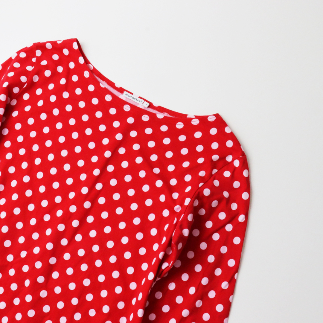 marimekko - マリメッコ marimekko 総ドット プルオーバー ワンピース