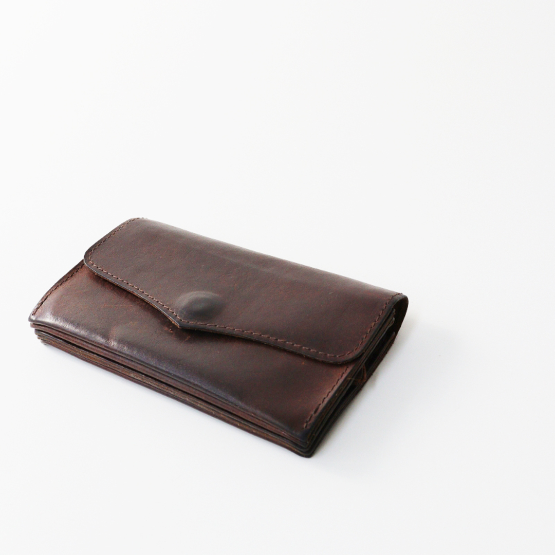 オールドマンズテーラー R&D.M.Co WALLET PLAIN TYPE 長財布 /ダークブラウン レザーウォレット【2400013567954】レディース