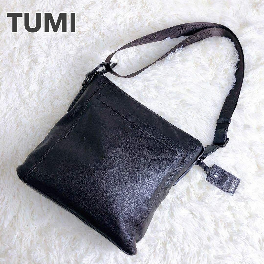 トゥミ TUMI ショルダーバッグ  クロスボディ シボ 保存袋付 ベネツィア