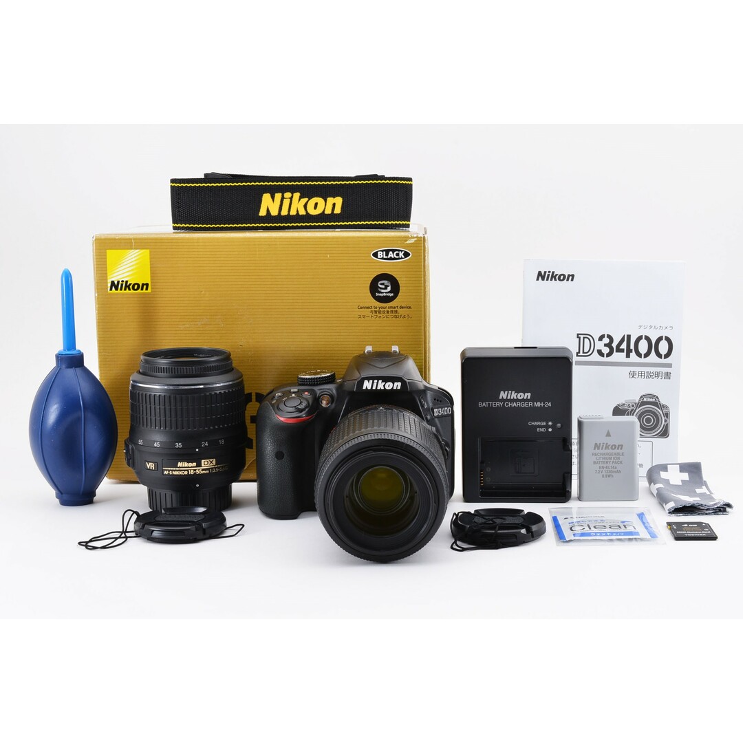 Nikon - ダブルレンズセット♪ Bluetooth搭載 Nikon D3400 #6438の通販