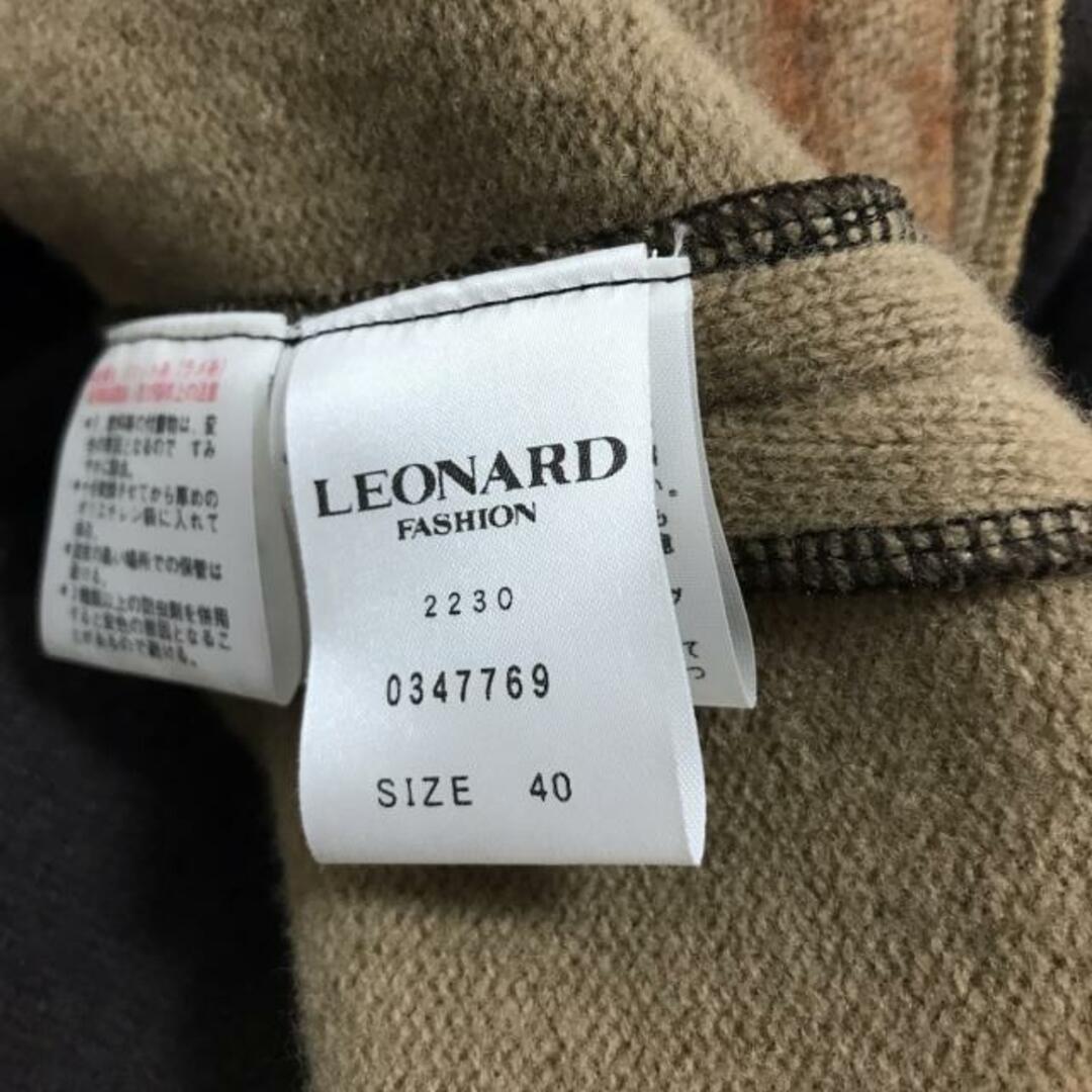 LEONARD(レオナール)のレオナール コート サイズ40 M レディース レディースのジャケット/アウター(その他)の商品写真