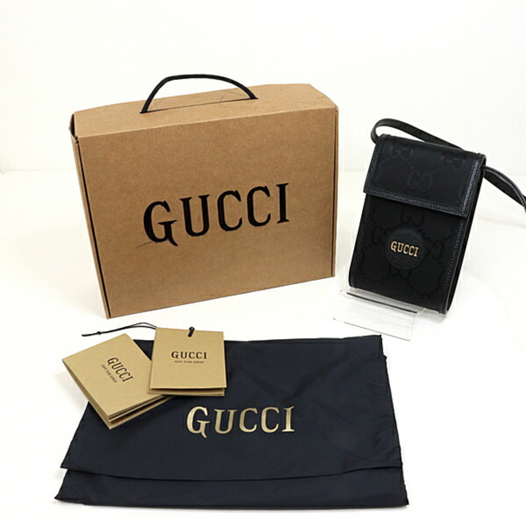 Gucci(グッチ)のグッチ GUCCI オフ ザ グリッド ミニ ショルダーバッグ 625599 斜め掛け ブラック シルバー金具 未使用品 メンズのバッグ(ショルダーバッグ)の商品写真