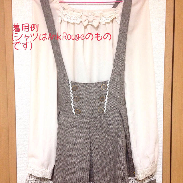 Ank Rouge(アンクルージュ)のAnk Rouge ジャンスカ 値下げ中 レディースのスカート(ミニスカート)の商品写真