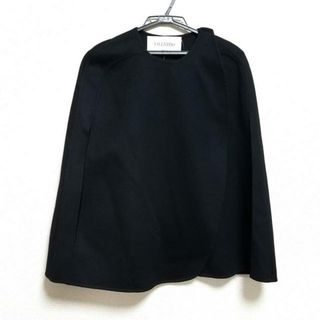 ヴァレンティノ(VALENTINO)のバレンチノ ポンチョ サイズ40 M美品  - 黒(ポンチョ)