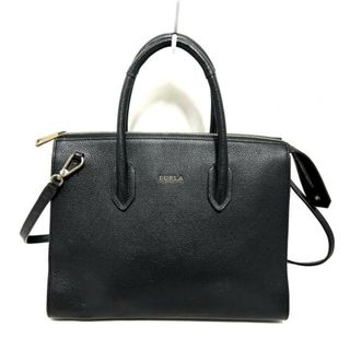 FURＬA 黒革バックUSED美品格安