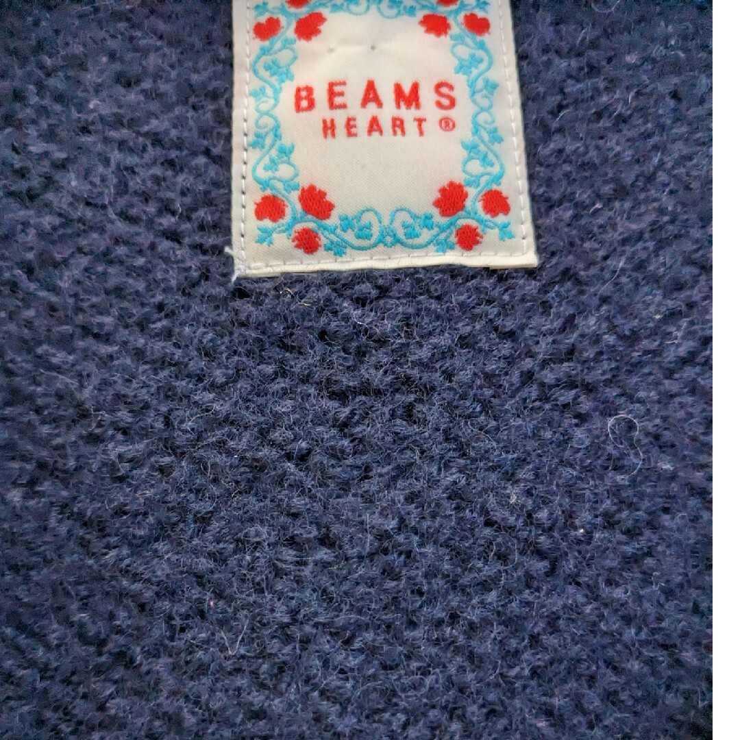 BEAMS(ビームス)のBEAMS HEART ニット コート ダブルボタン レディースのジャケット/アウター(ニットコート)の商品写真
