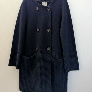 ビームス(BEAMS)のBEAMS HEART ニット コート ダブルボタン(ニットコート)