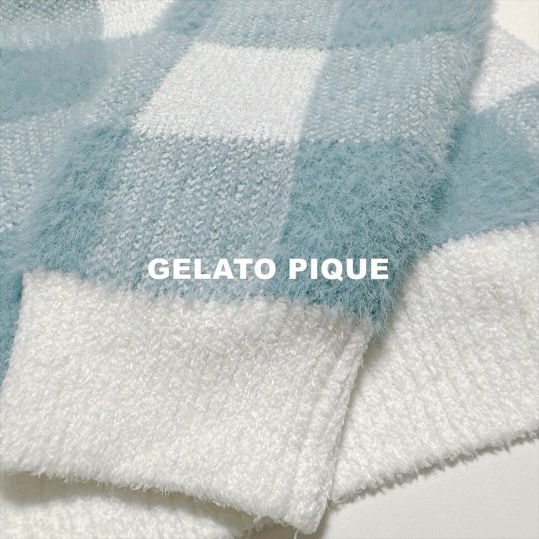 【GELATO PIQUE】ファンシーヤーン ギンガムチェック プルオーバー レディースのトップス(ニット/セーター)の商品写真