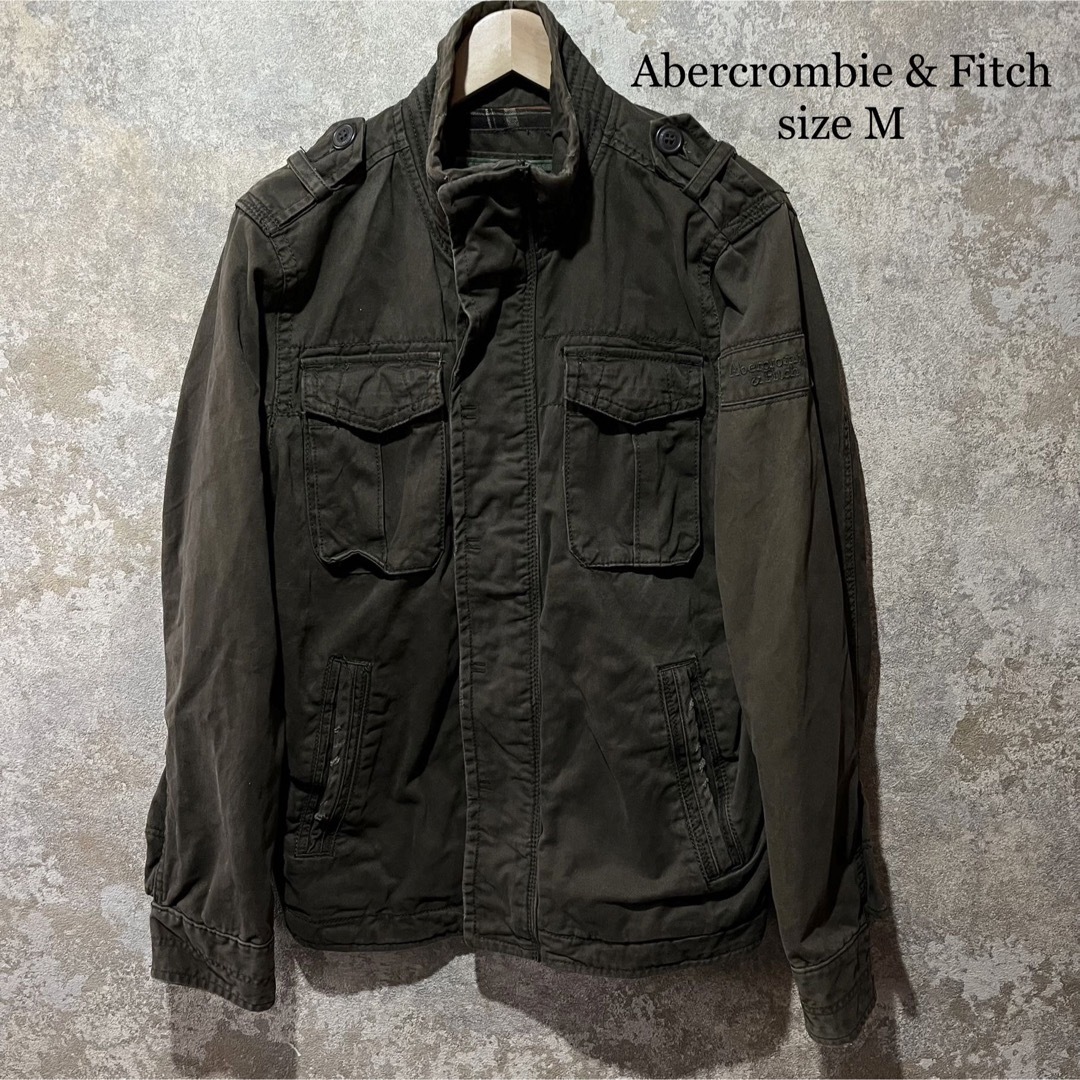 Abercrombie&Fitch(アバクロンビーアンドフィッチ)のAbercrombie & Fitch ミリタリージャケット アバクロ メンズのジャケット/アウター(ミリタリージャケット)の商品写真