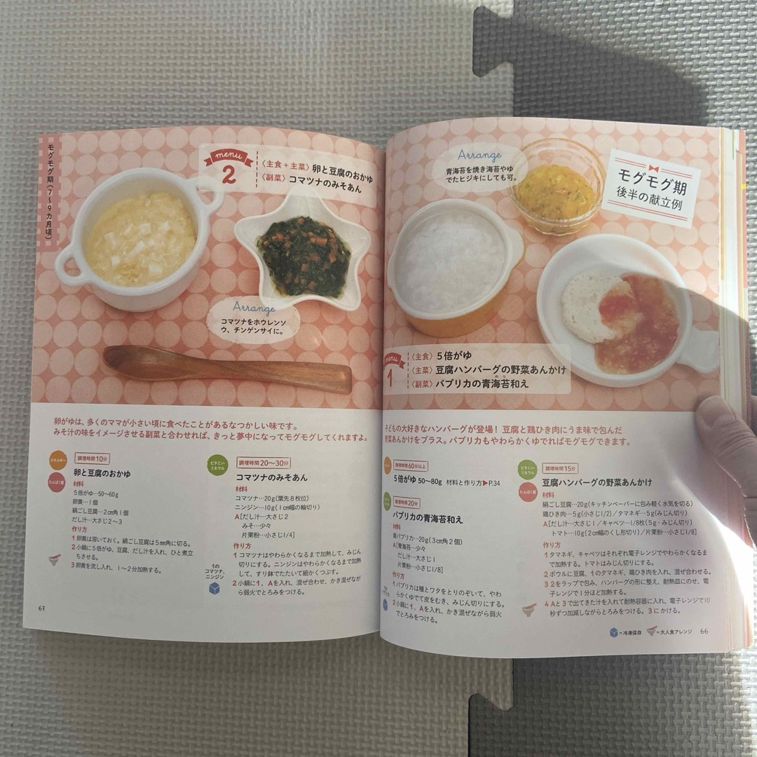 決定版 はじめてのおいしい離乳食 本 エンタメ/ホビーの雑誌(結婚/出産/子育て)の商品写真