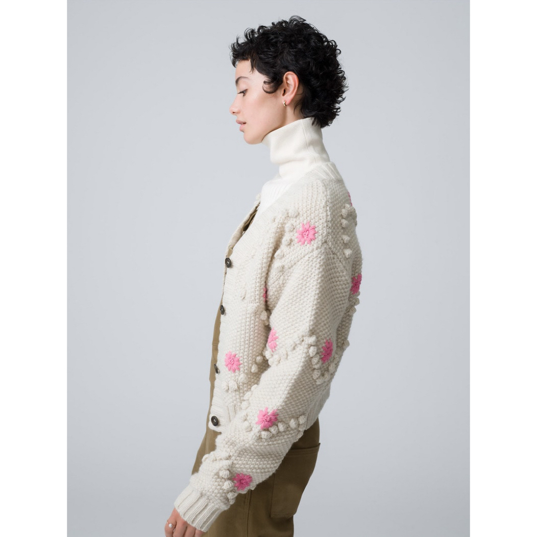 Ron Herman(ロンハーマン)のRHC Popcorn Flower Knit Cardigan■ロンハーマン レディースのトップス(ニット/セーター)の商品写真