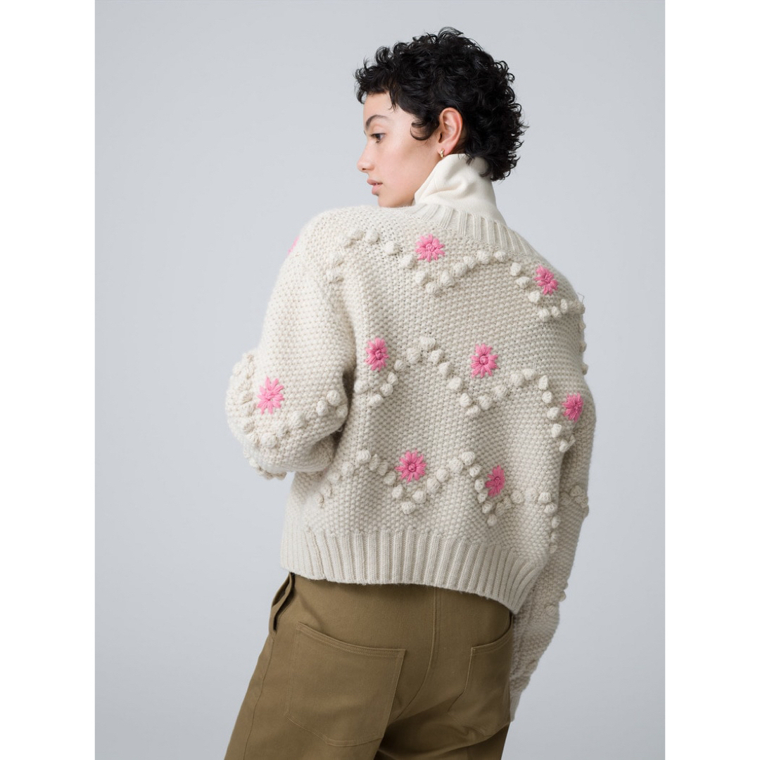 49総丈RHC Popcorn Flower Knit Cardigan■ロンハーマン