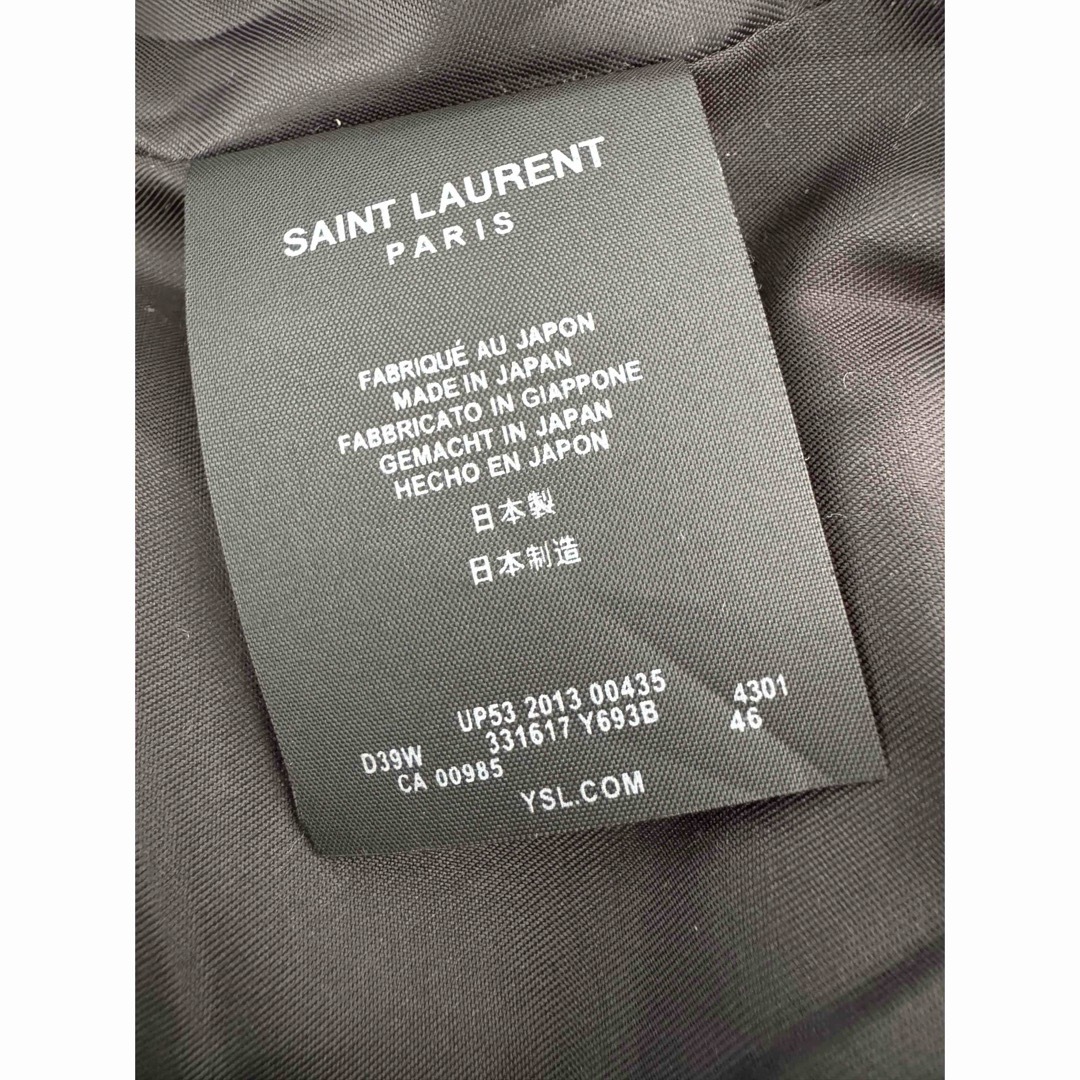 Saint Laurent(サンローラン)の極美品　SAINT LAURENT 限定ジャケット　黒 レディースのジャケット/アウター(テーラードジャケット)の商品写真