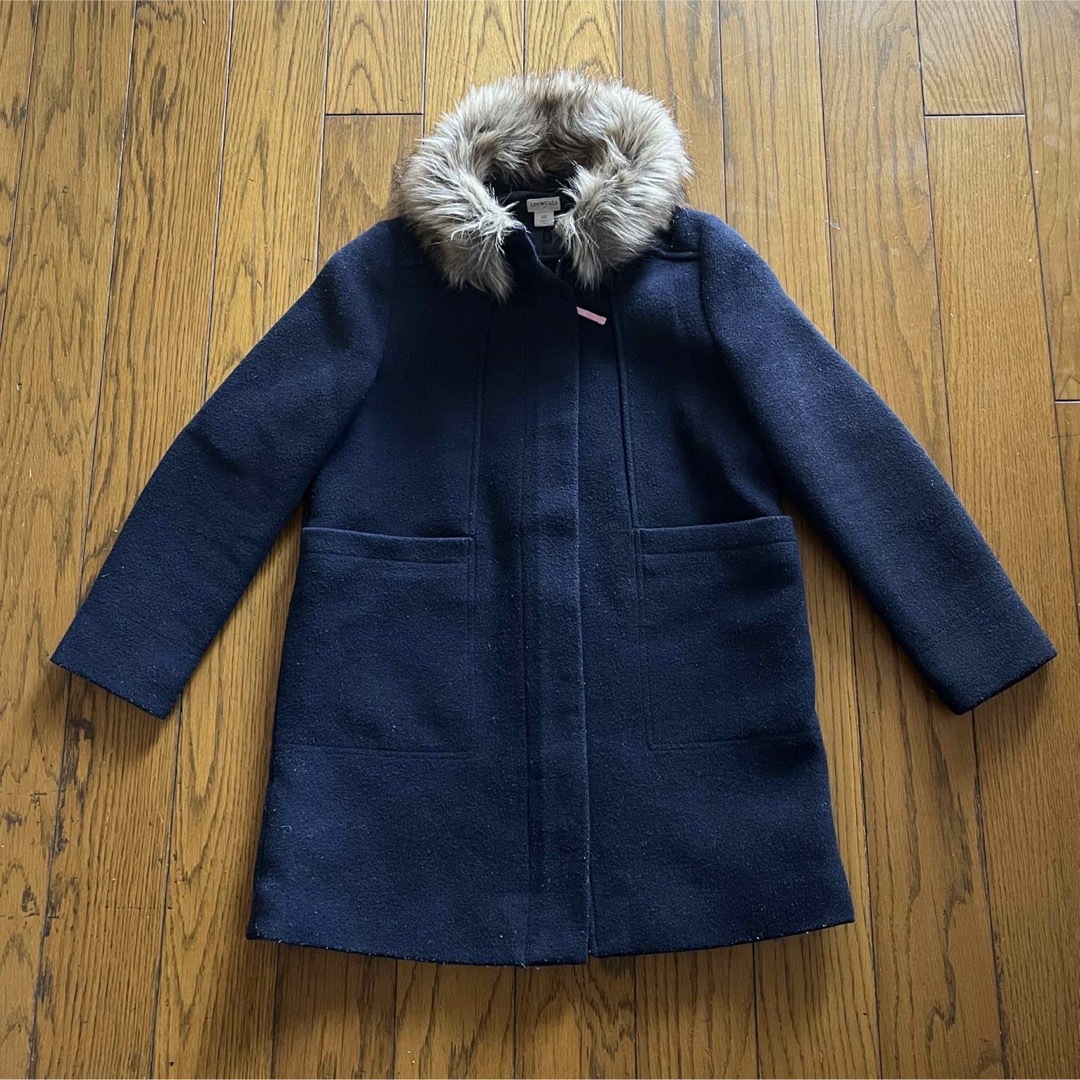 J.Crew(ジェイクルー)のcrewcutsガールズ用ウールコート　140 キッズ/ベビー/マタニティのキッズ服女の子用(90cm~)(コート)の商品写真